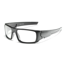 Safety Glasses with Full lens Readers Wrap Around Sport Magnifying Safety Reading Glasses Protective Goggles for Men Women (1.75x, Black)