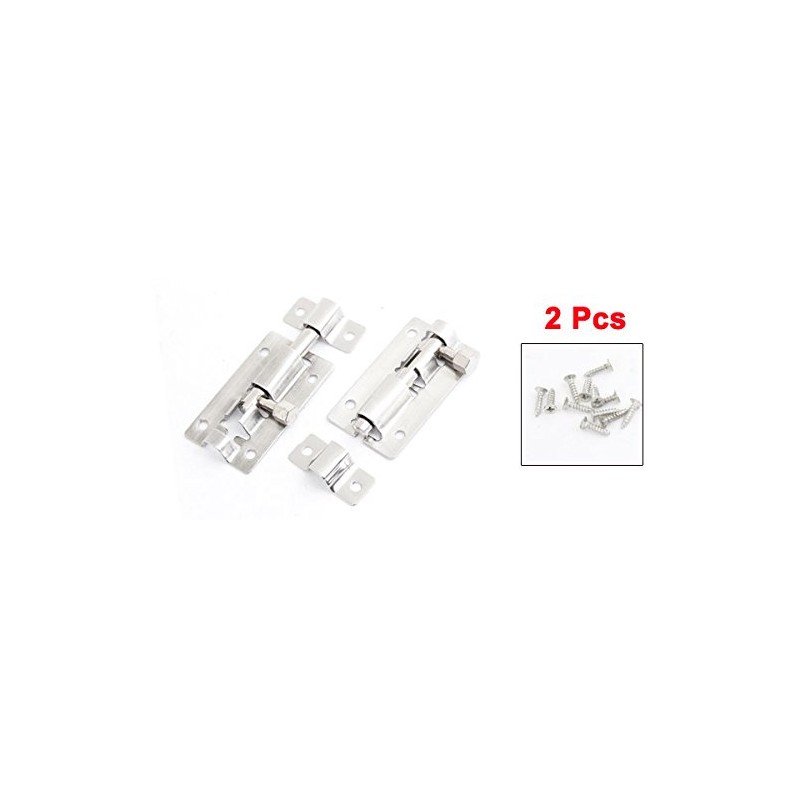 Sourcingmap 50mm Long Metal Slide Barrel Bolt Door Gate Interior