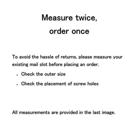 Solid Steel Satin Black Color | Mail Slot Fits to Most Doors | Outer Size 10 Inches by 3 inches | Set with Front and Rear Piece and Screws | Easy Installation and Long Lasting…