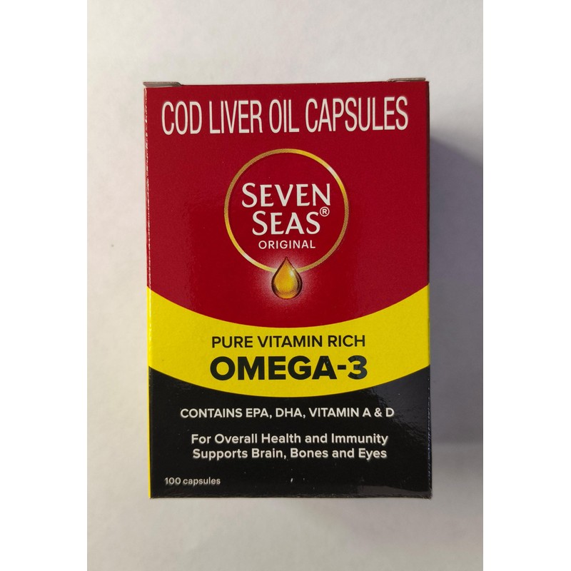 Seven Seas Cod liver fish oil 100 Capsule