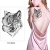 Wolf Tattoos Fake Tattoos Arm Tattoos 5 Sheets Set Wolf