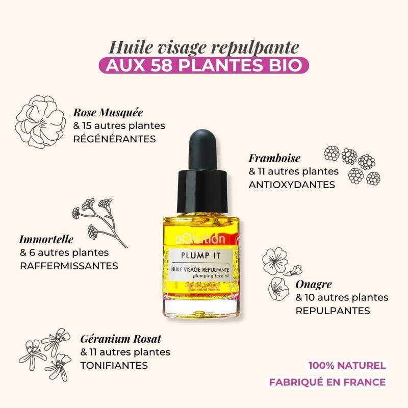 oOlution - Plump It – Bio-Gesichtsöl – reife Haut –