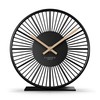 Cander Berlin BLORA Table Clock Silent 18 cm Metal Wooden