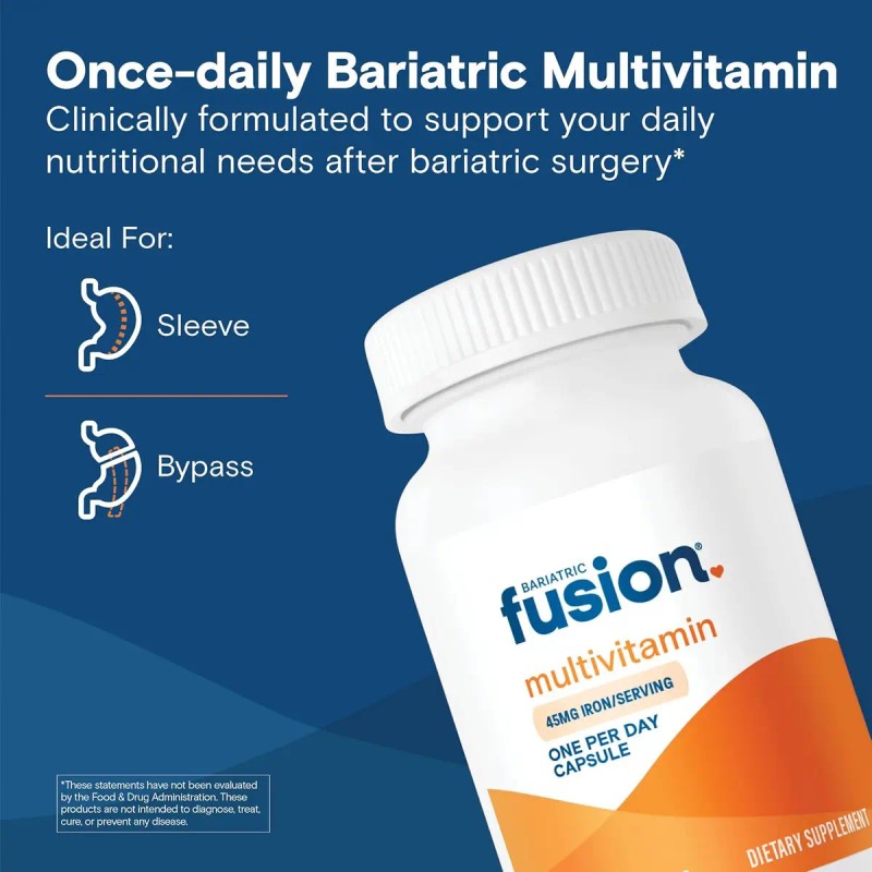 Bariatric Fusion Multivitaminas Postbariátricas Hierro B12 Cápsulas