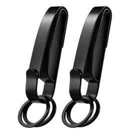 Duty Belt Key Holder, 2PCS Premium Duty Belt Key Clip, Upgraded Quick Release Key Keeper with Key Ring for Police and Law Enforcement Agencies