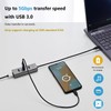 YUENN USB-C Metal 4-Port HUB, 4X USB 3.0 Port USB-A