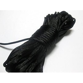 Imagine Mart Silk Black Thread Kala Dhaga Necklace Cord Necklace String for Jewelry Making Black Waxed Cotton Thread Beading Cord for Bracelet Necklace Jewelry Silk Thread Taweez, Nazar Battu