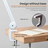 bemelux Task Lamp with Clamp, Bright 117PCS LEDs, Metal Swing