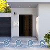 KINGCEPHAS Outside Wall-Mounted Mailbox with Combination Lock, Large Capacity, Wall