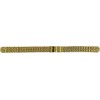 7.5mm Womens Replacement Watchband with Notch Gold Color (notch 7mm)