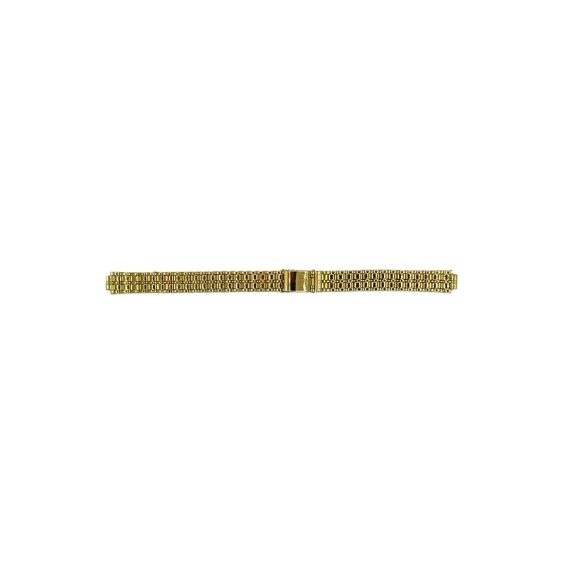 7.5mm Womens Replacement Watchband with Notch Gold Color (notch 7mm)