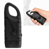 Hand Crank Solar Powered Flashlight Emergency Rechargeable LED Flashlight Self