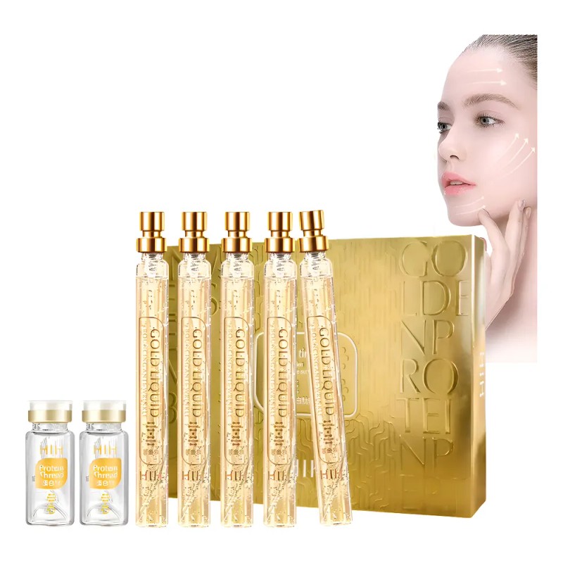 Hilos Colageno Tensores 24k + Serum Mixta
