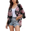 Womens Sheer Chiffon Kimono Jacket Open Front Loose Fit Boho