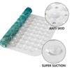 LNOND Summer Beach Bathtub Mat Non Slip, 40 X 16
