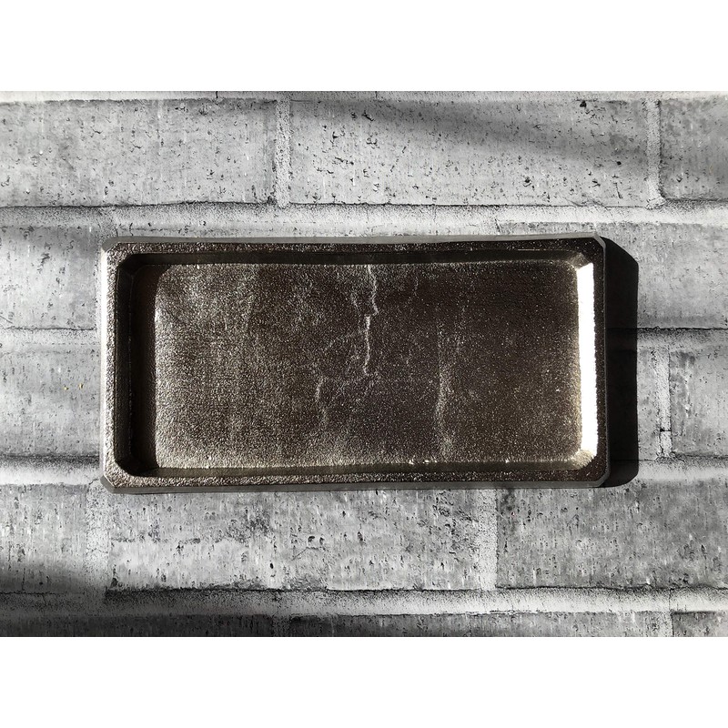 Liam Aluminum Tray "Burton" Silver/Liam Alumi Tray "Barton" Silver