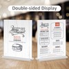 Douildhaiy 4 Pack 4 x 6 Acrylic Double Side Sign