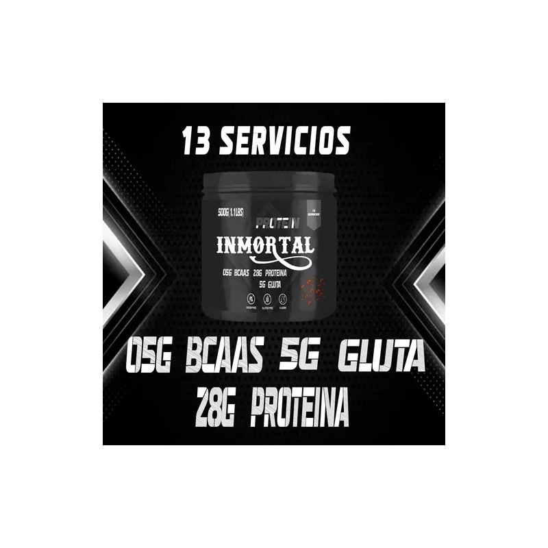 Proteína Isolate Inmortal Suplements 500g Sabores