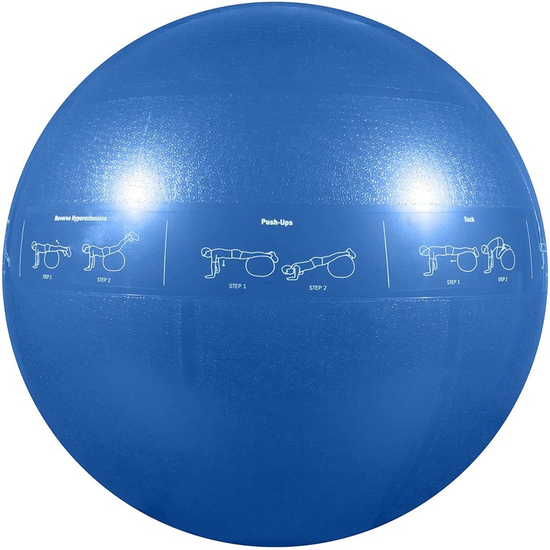 GoFit ProBall Stability Ball – Printed Exercise Ball for Yoga,