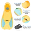 Kids Short Light Swim Fins Flippers for Swimming Snorkeling Training