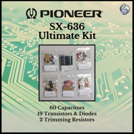 Pioneer SX-636 Receiver Ultimate Upgrade Kit Genuine Parts Restoration