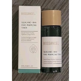 Biossance Squalane + BHA Pore Minimizing Toner .68oz/20ml 2 PK TRAVEL SIZE