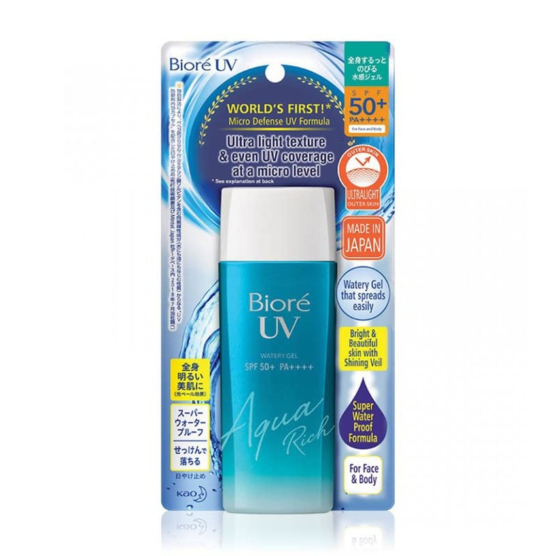 Biore UV Aquatic Water Gel Type SPF 50+/PA+++++