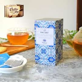 Whitard Tea Bag, 25 P Individual Packaging, British Earl Grey, Flavored Tea, British Souvenir, Cute, Stylish, Includes Coffee Joy (Earl Gray)