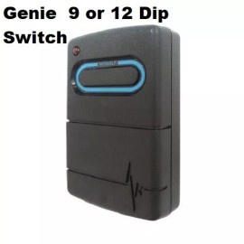 Genie GT912 compatible Visor Remote Control 9 or 12 dip switch