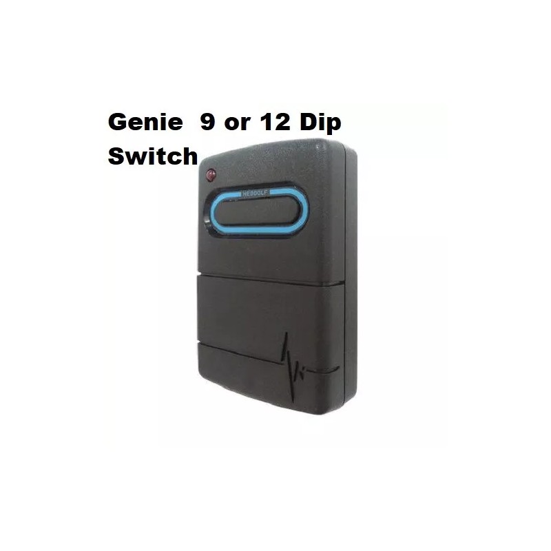 Genie GT912 compatible Visor Remote Control 9 or 12 dip
