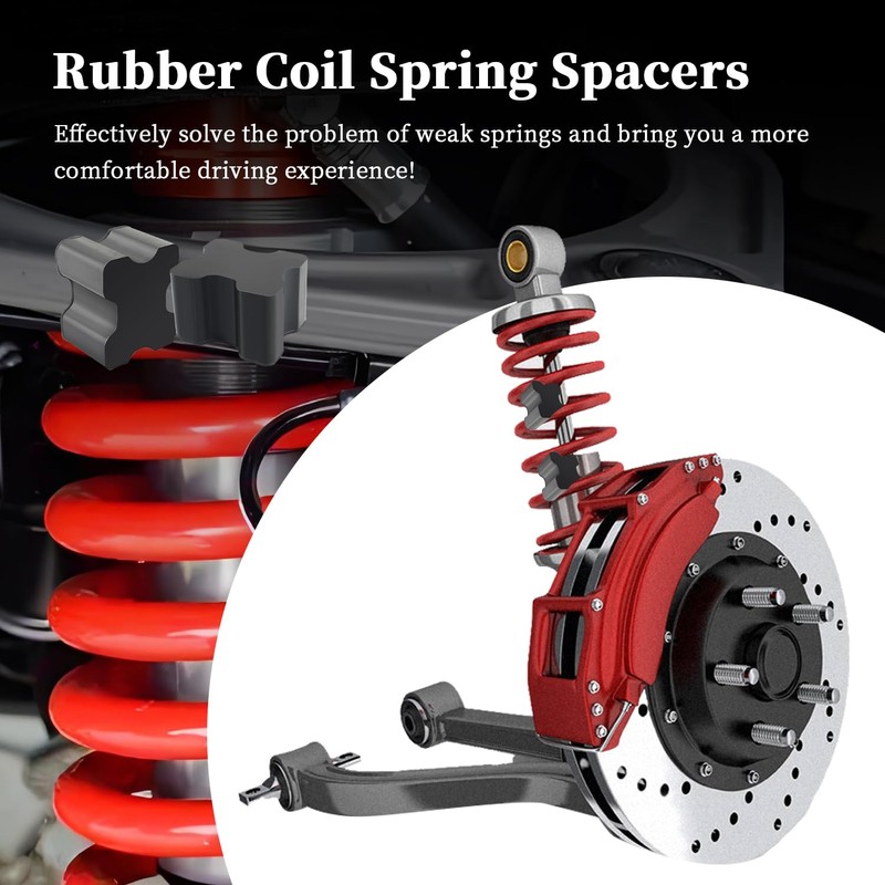4 Pack Coil Spring Spacers for 1" to 1.5" Coil