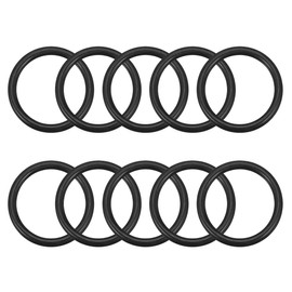 sourcing map Metric Nitrile Rubber O-Rings Gaskets 24 mm Outer Diameter 19.2 mm Inner Diameter 2.4 mm Width Pack of 10