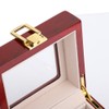 2 Grid Wooden Watch Display Box Watch Storage Holder Gift