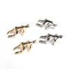 Acxico 4 pieces of rock-climbing men's bare-ear cuffs wrapped in