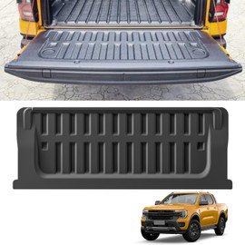 SMABEE Tailgate Mat for Ford Ranger 2024 2025 5FT All Weather TPE Protection Pad Tailgate Cover Liner Interior Accessories Black