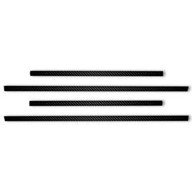 Upgrade Your Auto 4pc Carbon Fiber 1" Body Side Molding Trim for Ford SuperDuty 2008-2016 Crew Cab