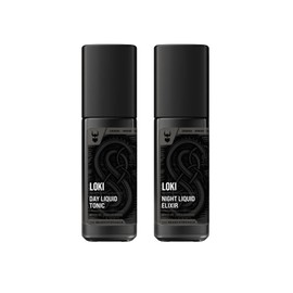 The Beard Struggle Tonic + Elixir Beard Oil Bundle - Platinum Collection - Grooming Beard Oil - Softens, Moisturizers, and Strengthens Beard Growth - Pack of 2, Loki Unscented
