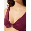 CALZEDONIA Woman's Tank-Style Swimsuit Top Timeless Diva in Bordeaux, Size