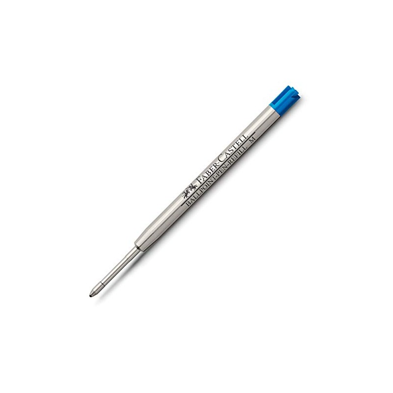 Faber-Castell 148741 Ballpoint Pen Refill M, Blue, Pack of 10