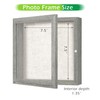 FrameWorks 8x8 Deep Shadow Box Frame, Wooden Display Case w.