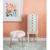 Powell Darcy Off White Jewelry Armoire