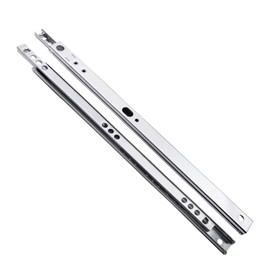 17mm x 310 mm Drawer Runners Slides Heavy Duty Ball Bearing Roller Sliders for Kitchen Furniture Cabinet Desk Drawers, Replacement Accessory - 2 Pieces