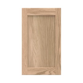 ONESTOCK 19.25W x 23H Unfinished Oak Kitchen Cabinet Door Replacement, Shaker Style