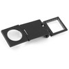 Jiawu Pocket Size Folding Zinc Alloy Magnifier with 10X Magnification