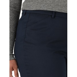 Lee Women's Size Wrinkle Free Relaxed Fit Straight Leg Pant, Imperial Blue, 20 Plus Medium