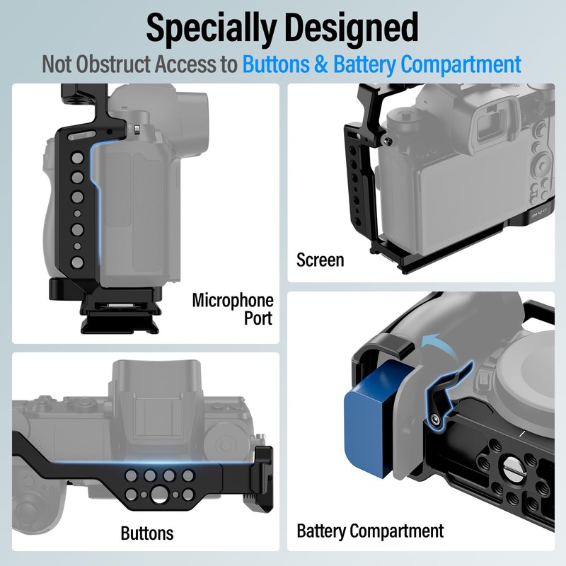 SIRUI AM-NZ-CT Camera Cage for Nikon Z5 Z6 Z7 Z6II
