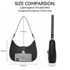 GOIACII Shoulder Bags for Women Ladies Hobo Handbag Summer Trendy Purses Vegan Leather