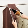 Aimedia Charcoal Deodorizing Clothes Cover, Long Clothes Cover, Hanging Storage