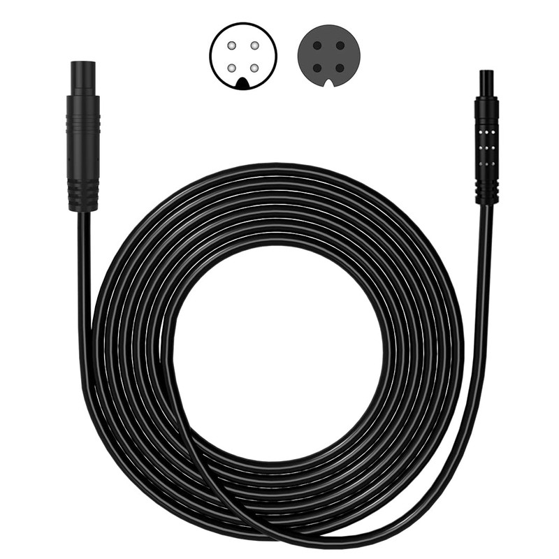 YQMAJIM Backup Camera Extension Cable,4 Pin 15.5 Ft Dash Cam