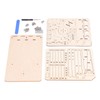 Robot Arm Building Toy Hydraulic Wooden Mechanical Model Tool Set